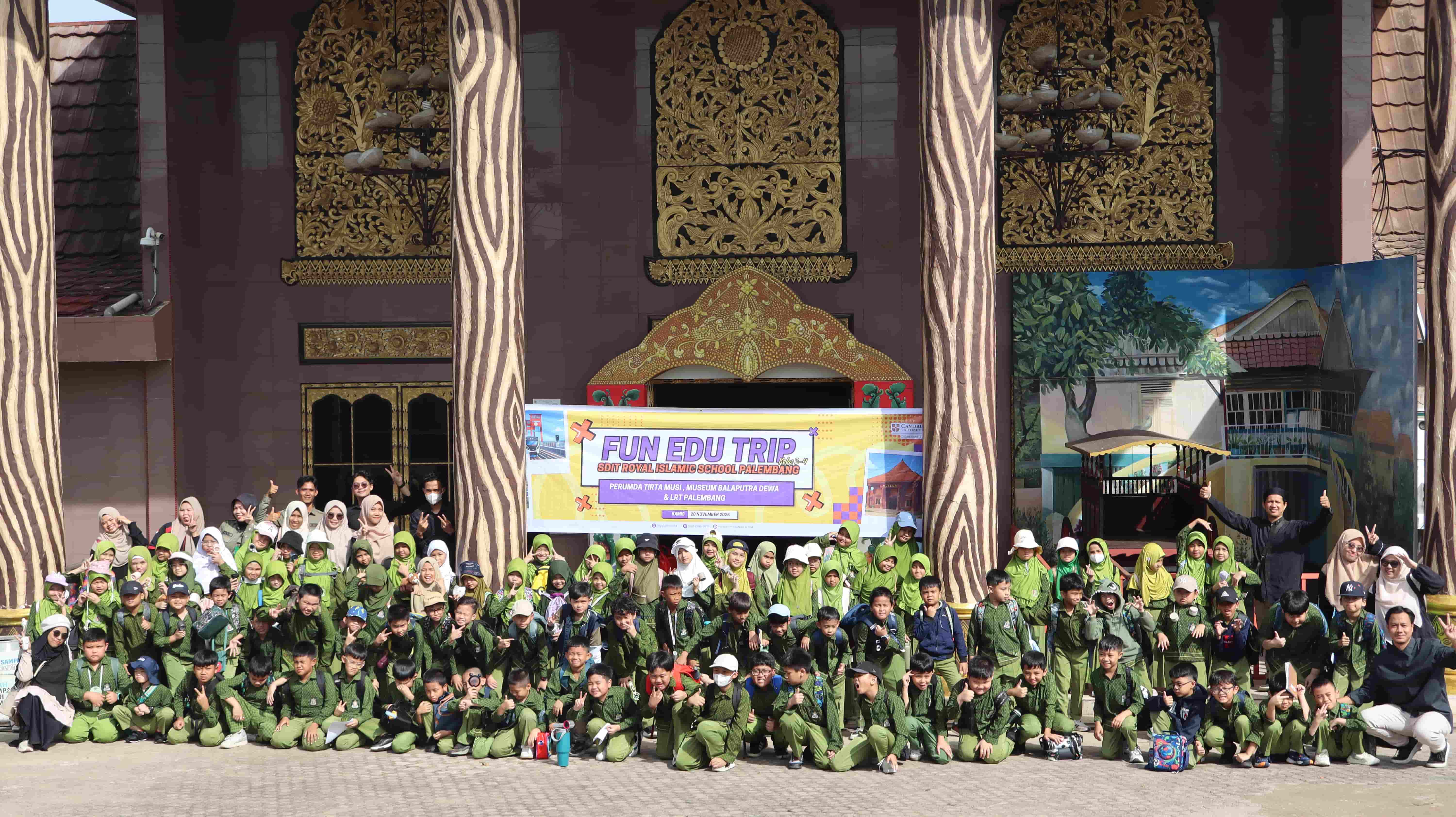 Fun EduTrip SDIT Perumda Tirta Musi, Museum Balaputera Dewa, dan LRT
