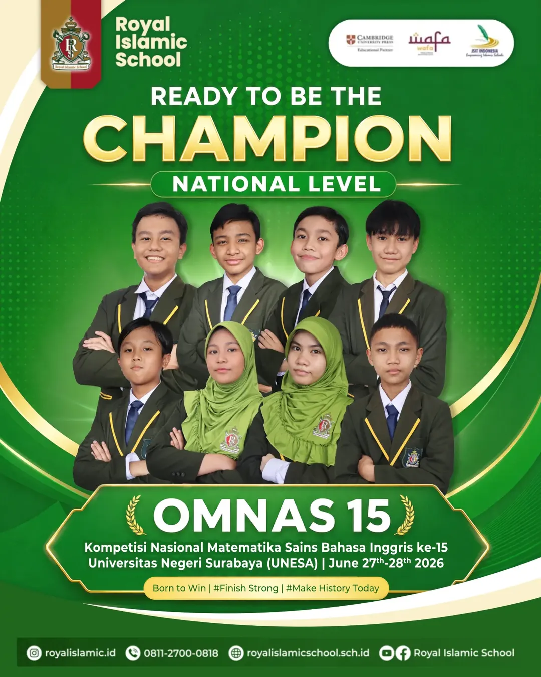  READY TO BE THE CHAMPION!